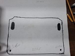 Элемент 16 (Пластина под двигатель)